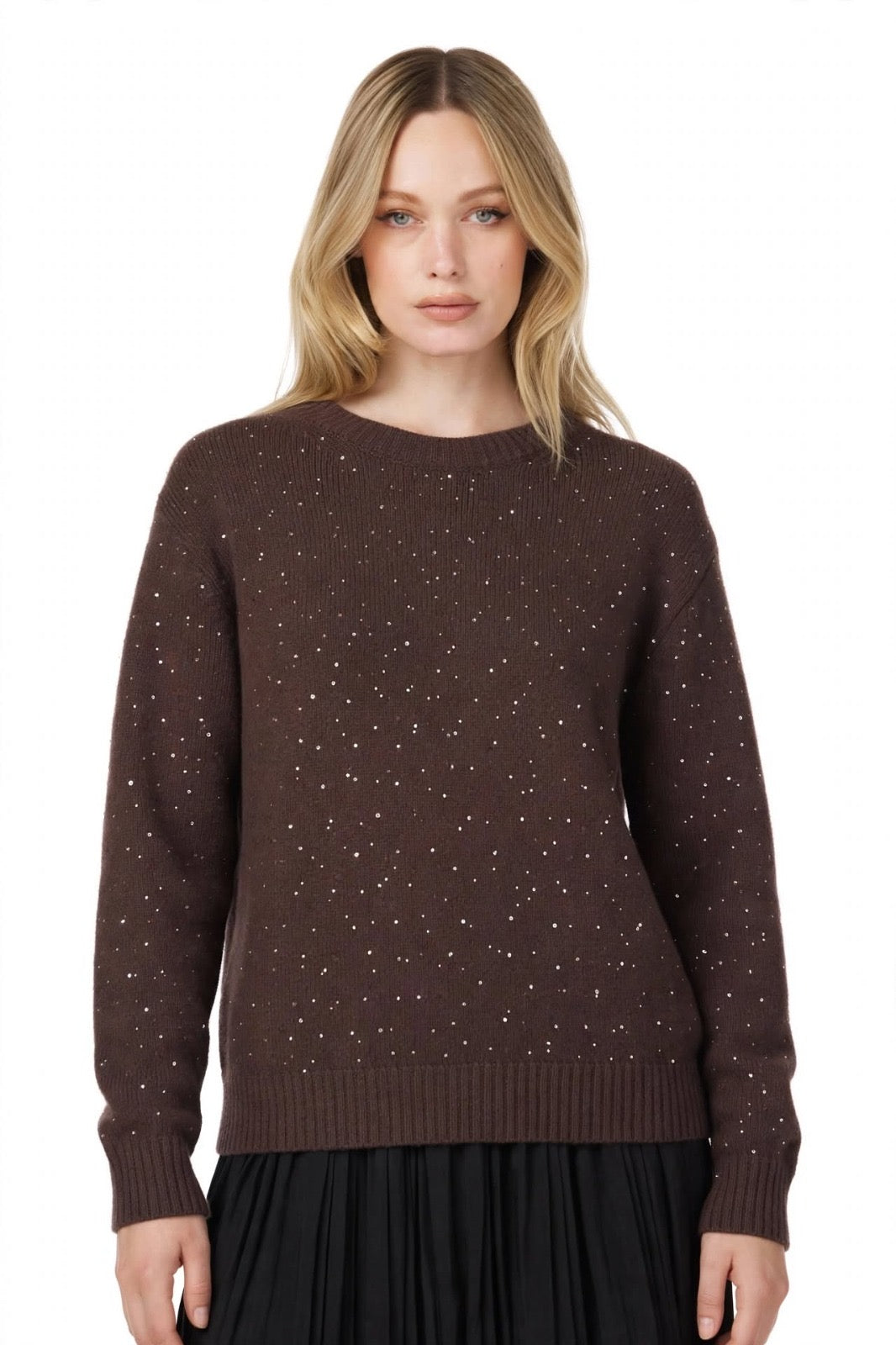 MIRELLA MATTEINI - MAGLIA CON PUNTI LUCE