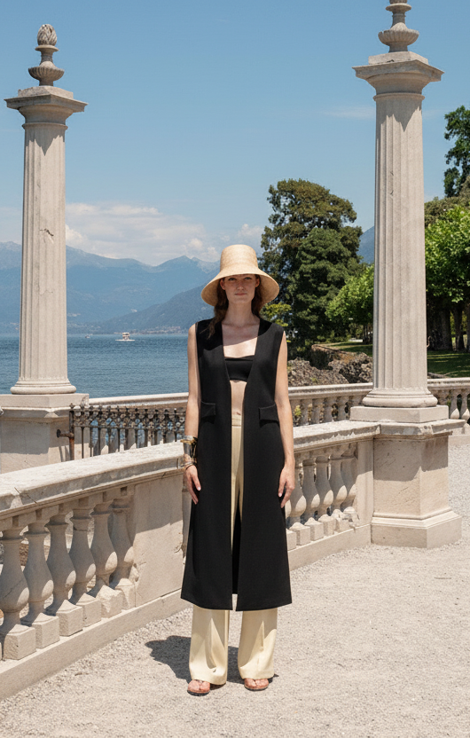 Gilet Lungo - Disponibile Nero o Giallo