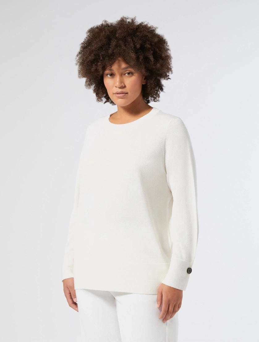 PERSONA - MAGLIA IN MISTO LANA - BIANCO