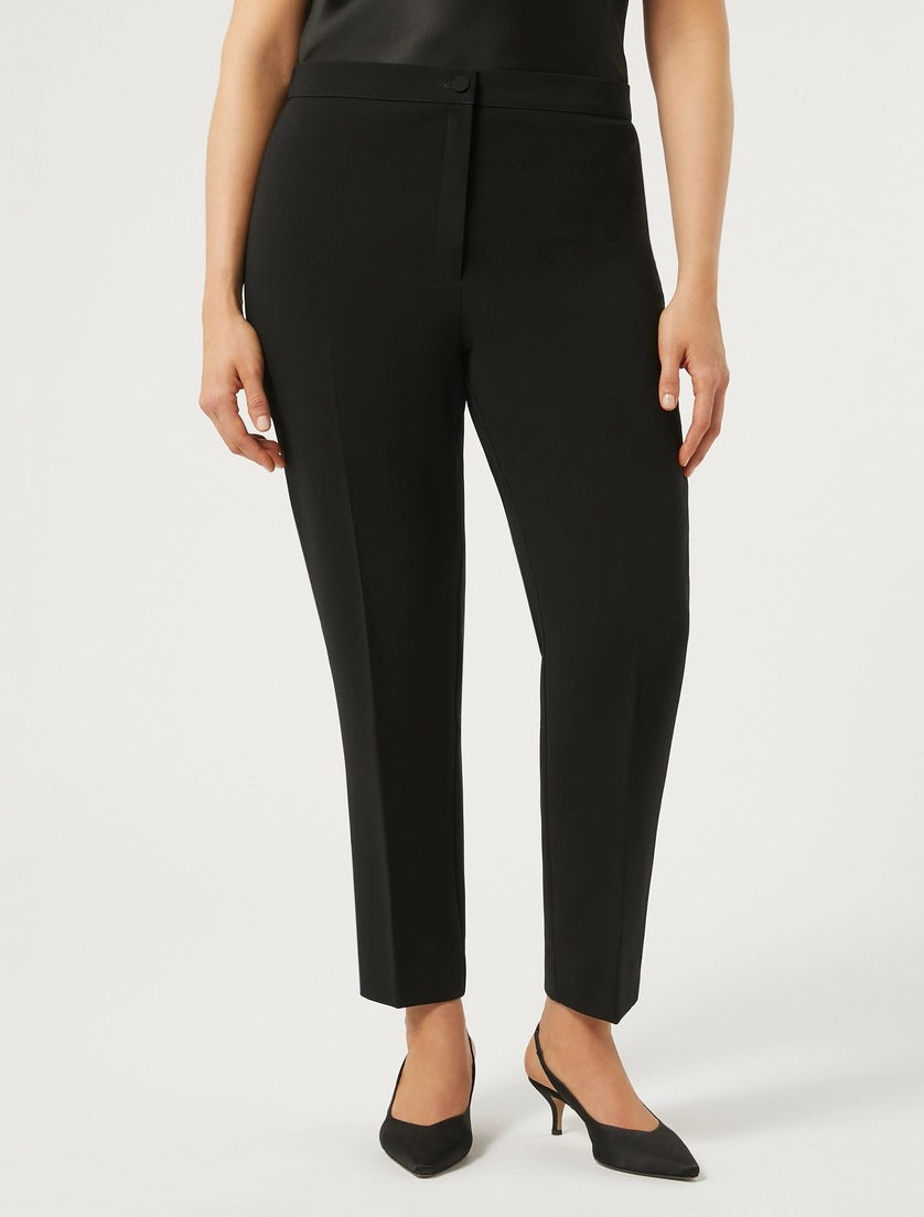 PANTALONI SLIM IN CADY