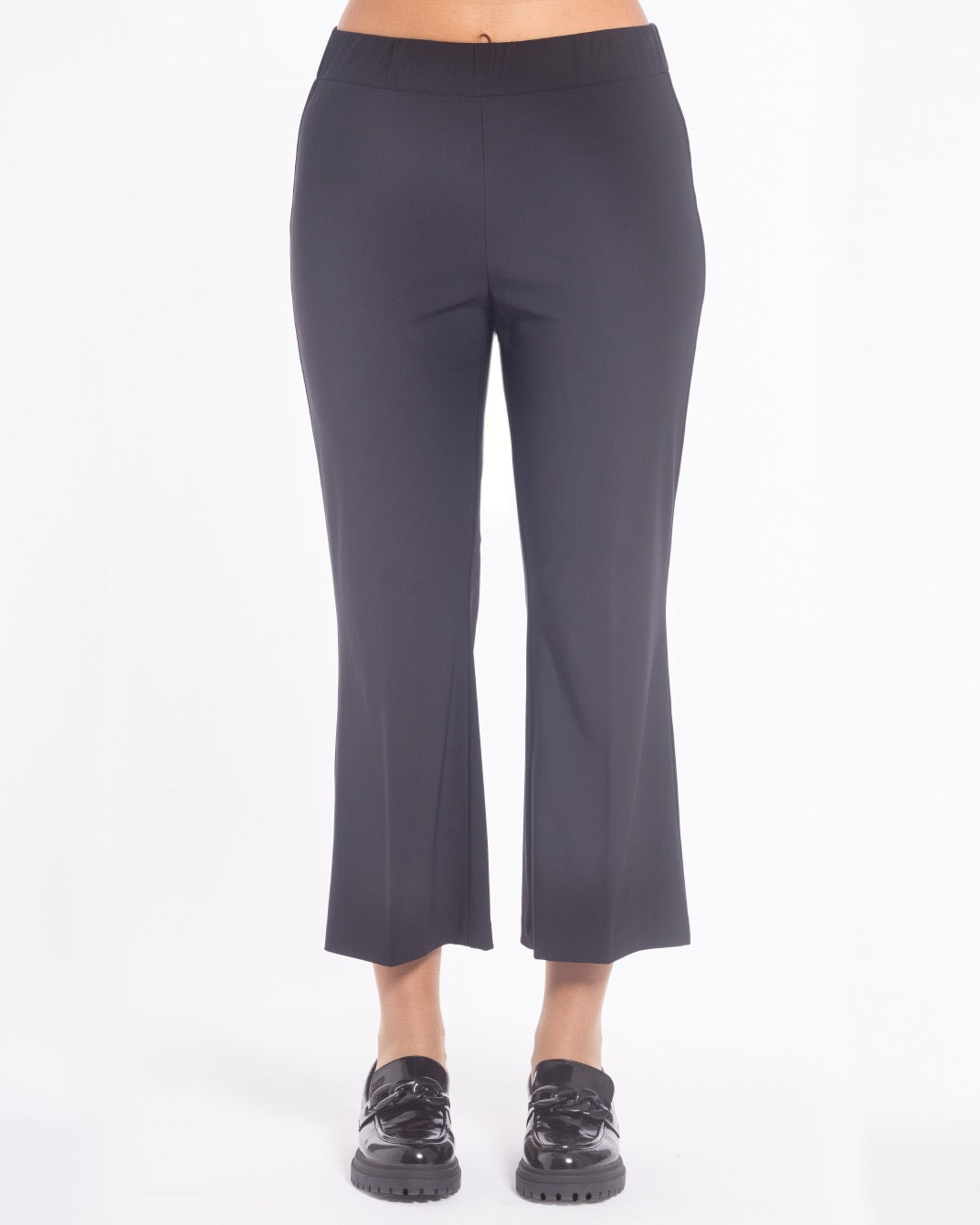 Pantalone Donna a Gamba Dritta Crop