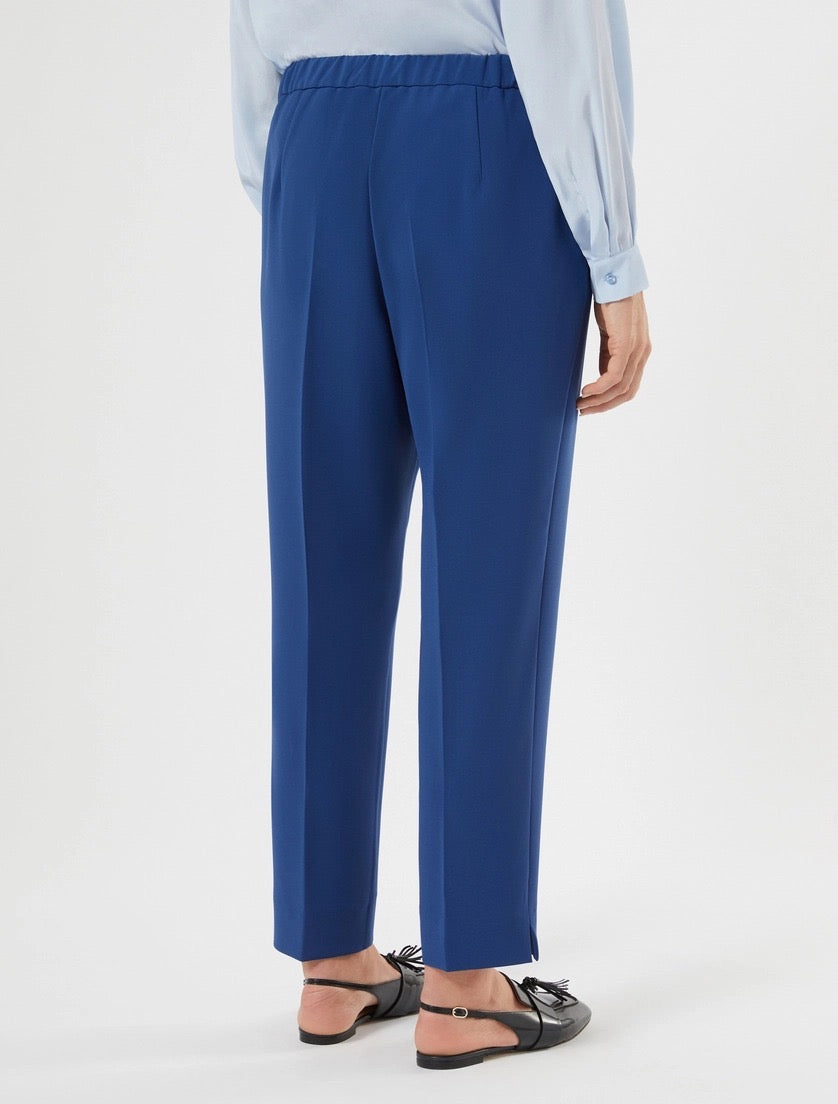 PERSONA - PANTALONI SLIM IN CADY STRETCH - BLUETTE