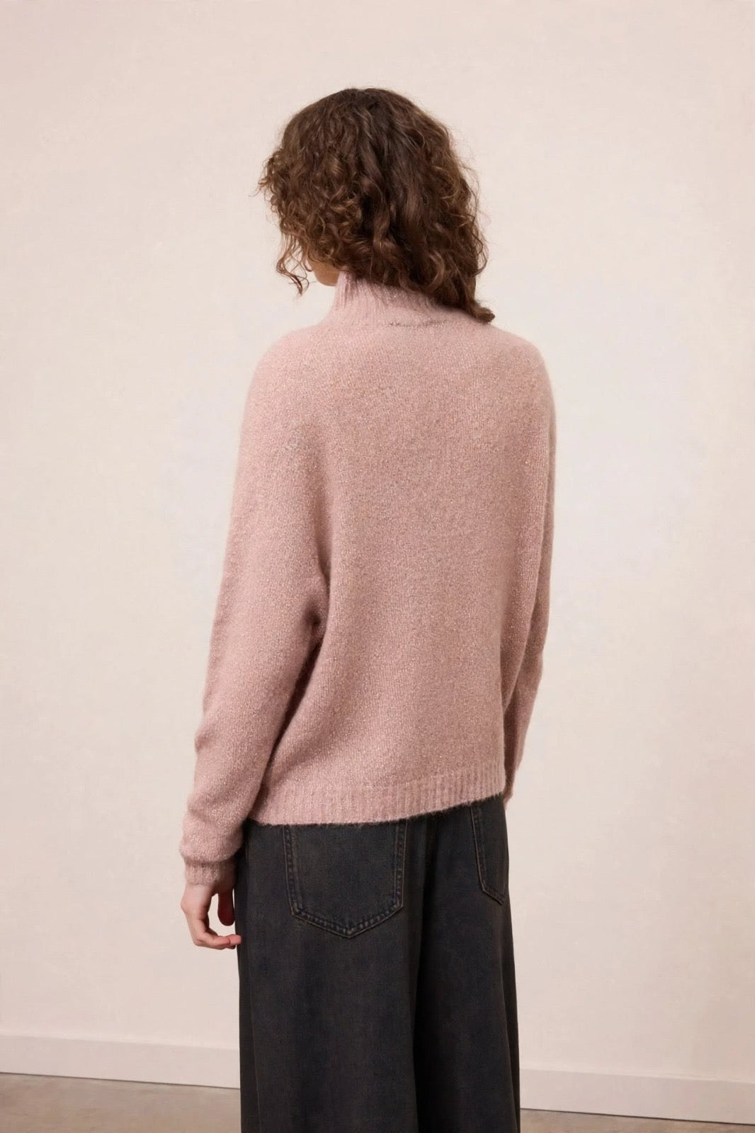 OTTO D’AME - MAGLIA DOLCEVITA LUREX