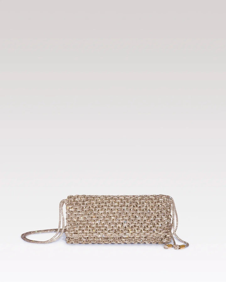 Borsa gioiello tempestata di cristalli