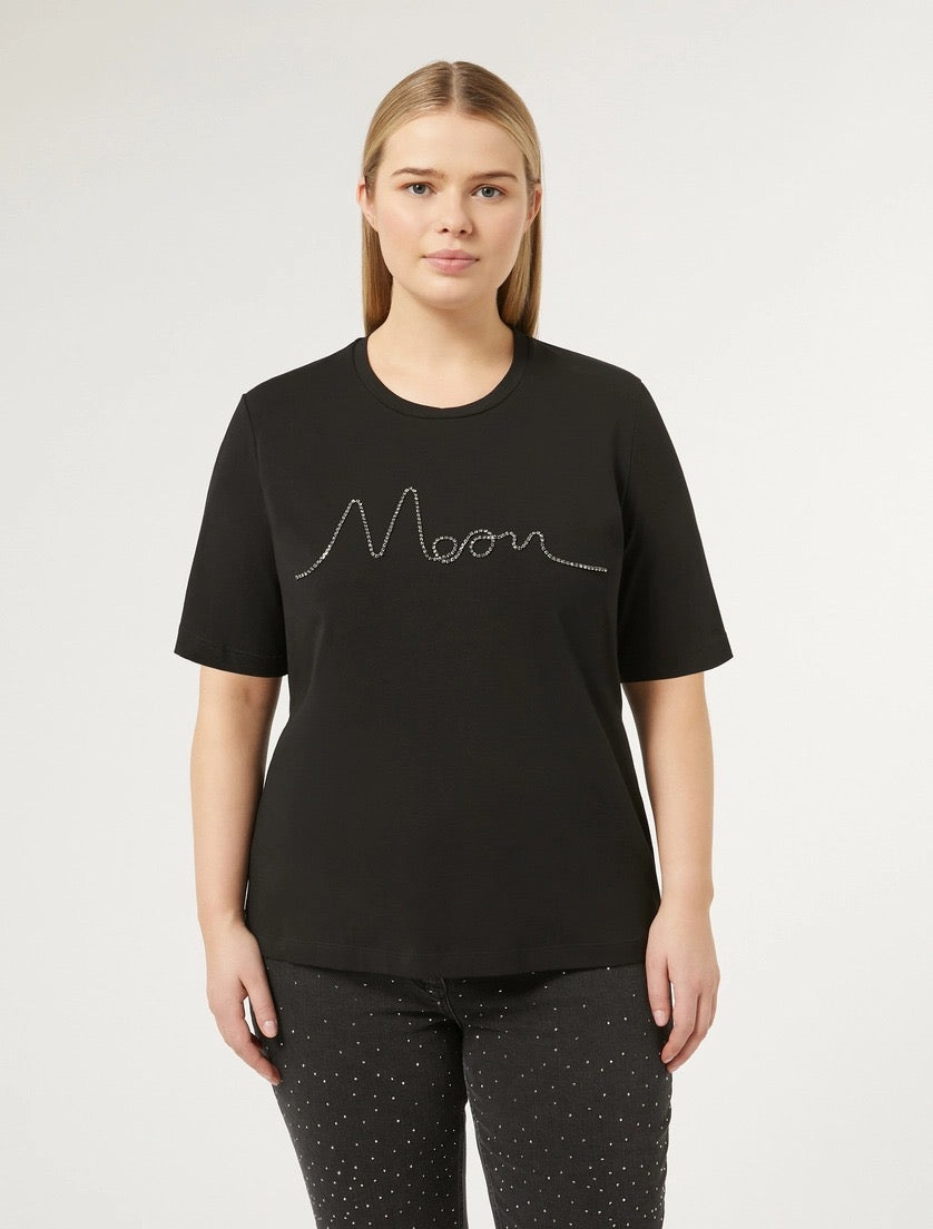 PERSONA - T-SHIRT IN JERSEY DI COTONE STRETCH
