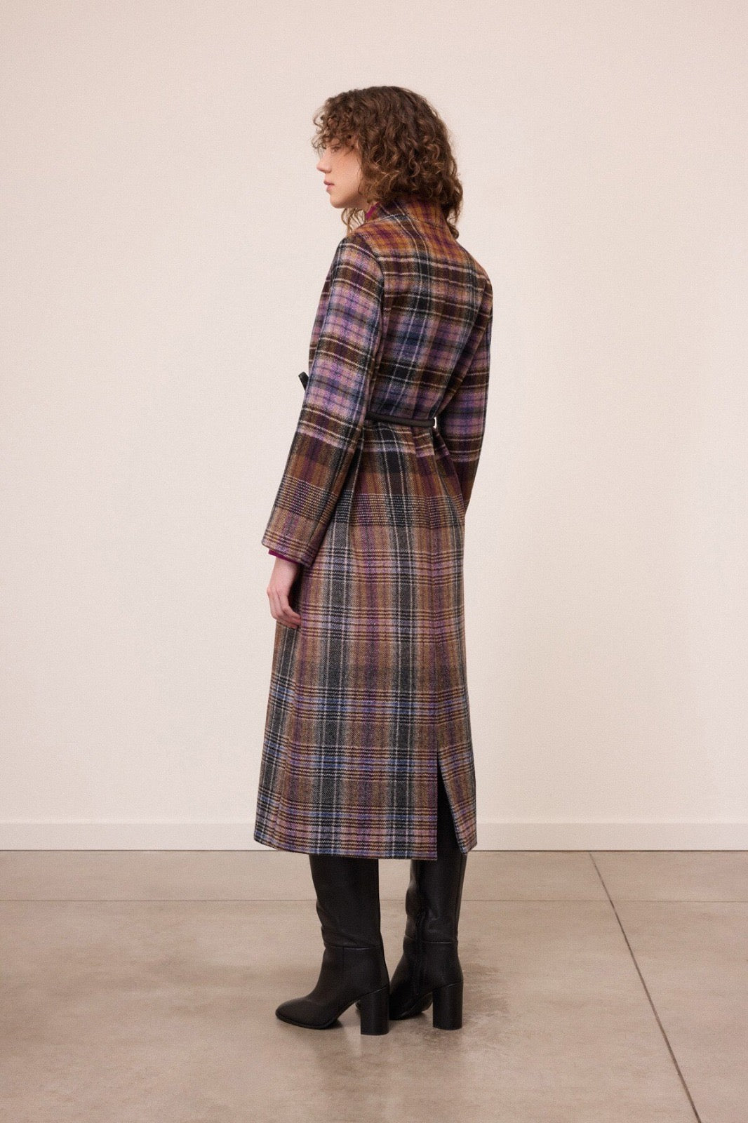 OTTO D’AME - CAPPOTTO CON CINTURA