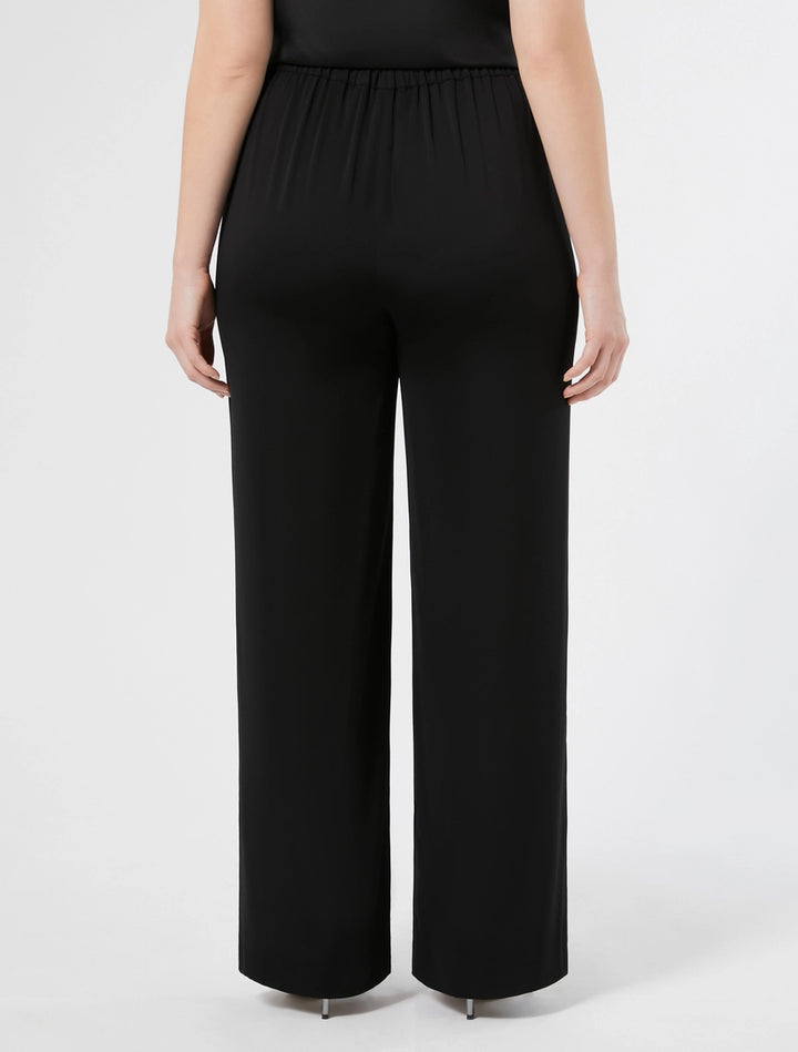 MARINA RINALDI - PANTALONI IN CADY LEGGERO, DALLA LINEA AMPIA