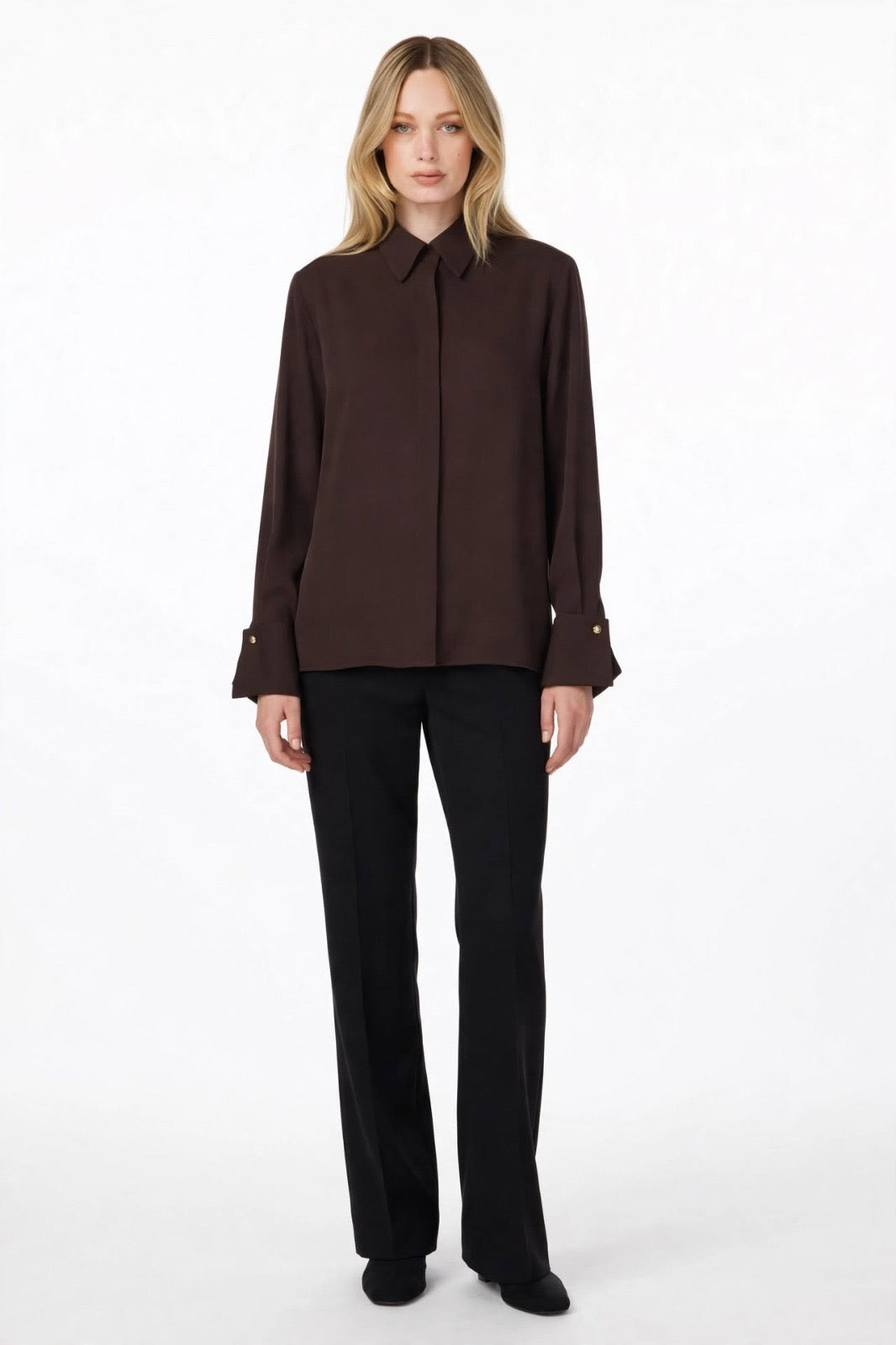 MIRELLA MATTEINI - CAMICIA CON POLSINI AMPI