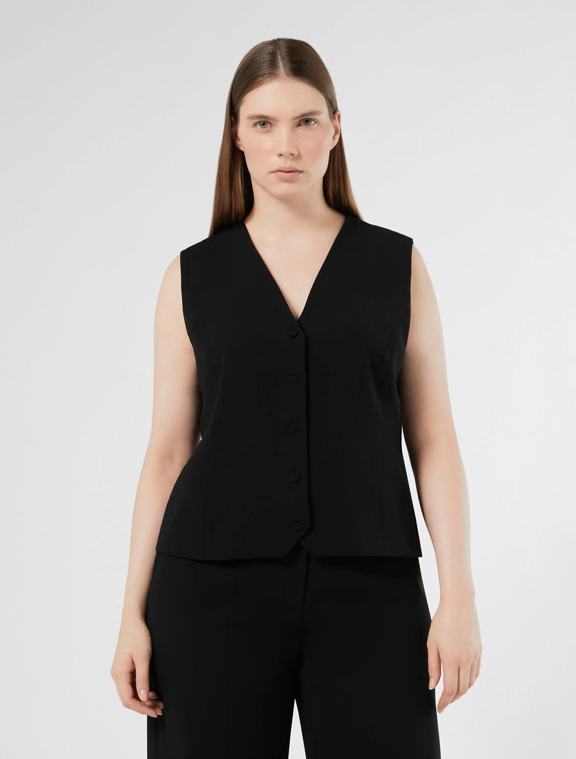 GILET IN CADY - NERO