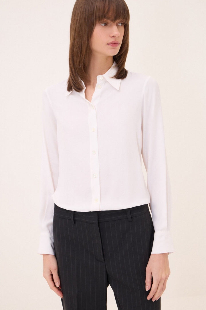 OTTO D’AME - CAMICIA REGULAR IN MISTO SETA