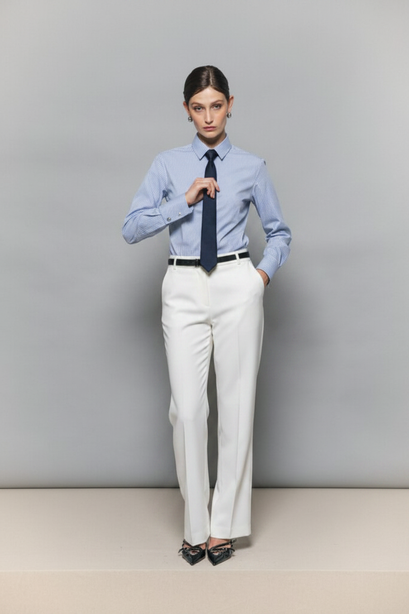 DIVEDIVINE - PANTALONE TAGLIO CLASSICO CON TASCHE