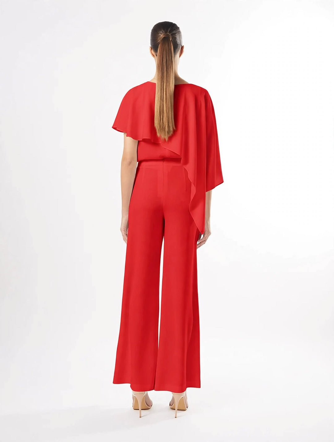 CARLA RUIZ - BLUSA ASIMMETRICA CON PANTALONE