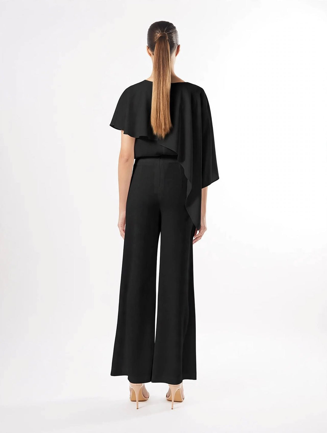 CARLA RUIZ - BLUSA ASIMMETRICA CON PANTALONE