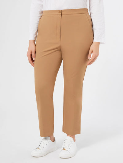 PANTALONI IN BATAVIA BISTRETCH - NERO