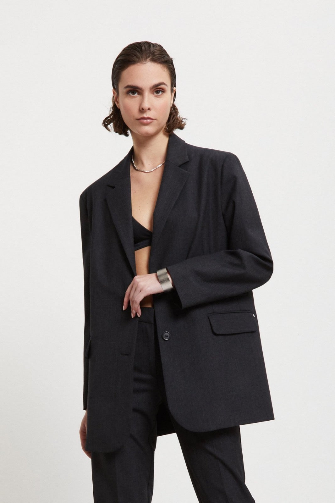 Giacca in misto lana