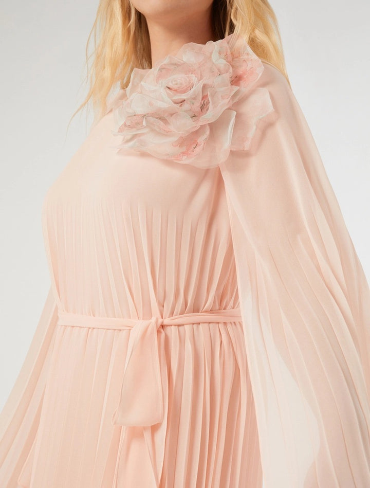 SPILLA A FIORE IN ORGANZA - ROSA