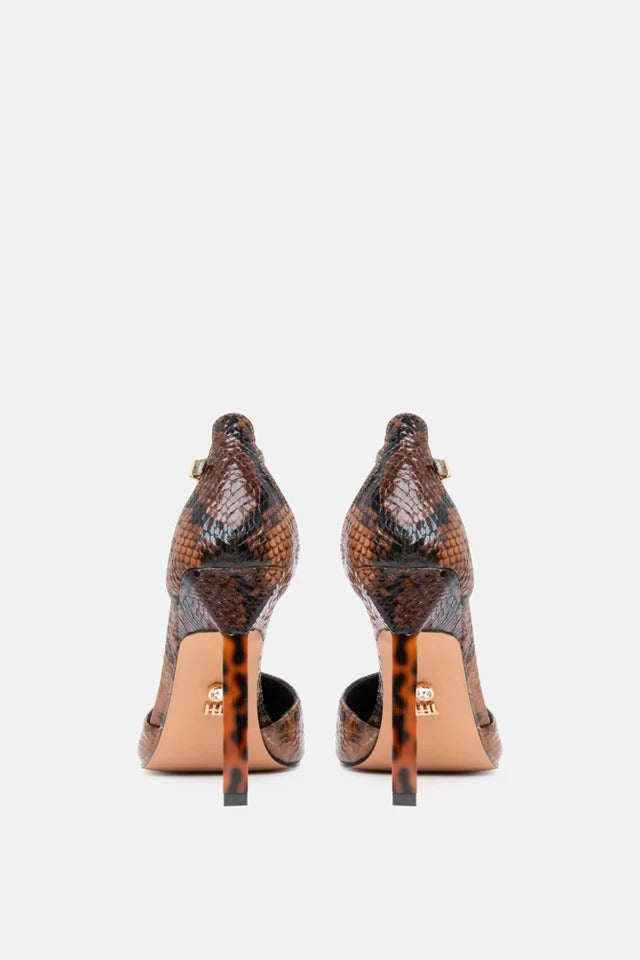 DECOLLETE EMERIS BROWN SNAKE