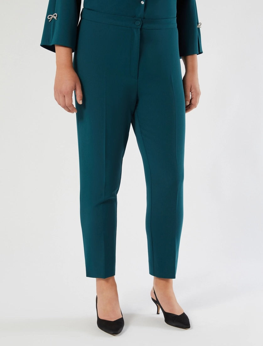 PANTALONI SLIM IN CADY