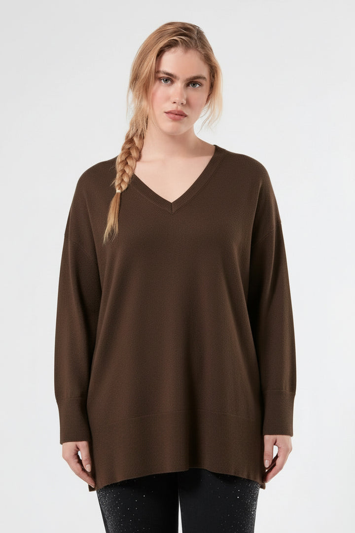 PERSONA - MAGLIA IN PURA LANA, DALLA LINEA DRITTA