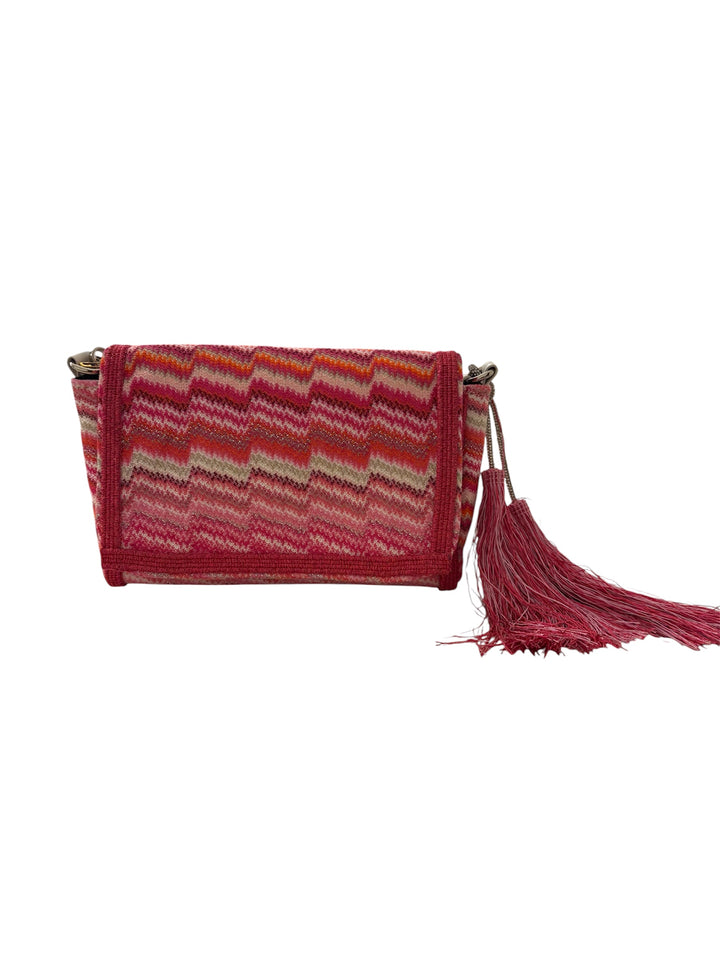 Pochette con motivo a zig-zag
