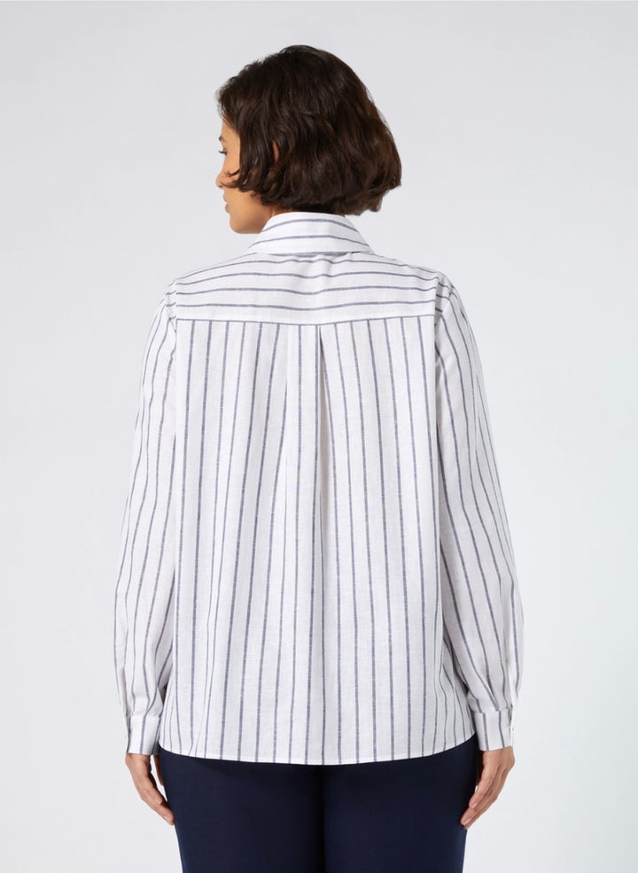 PERSONA - CAMICIA IN LINO E COTONE