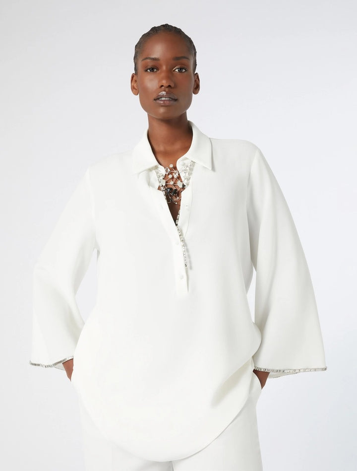 MARINA RINALDI - BLUSA MORBIDA, CON MANICHE 3/4