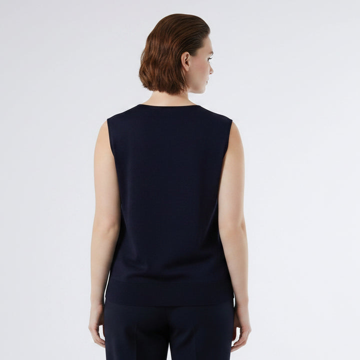 PERSONA - BLUSA GIROMANICA IN SATIN, DALLA LINEA DRITTA