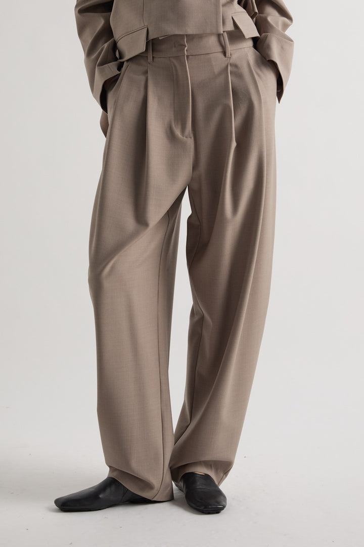MEIMEI J - PANTALONE CON DOPPIA PINCE