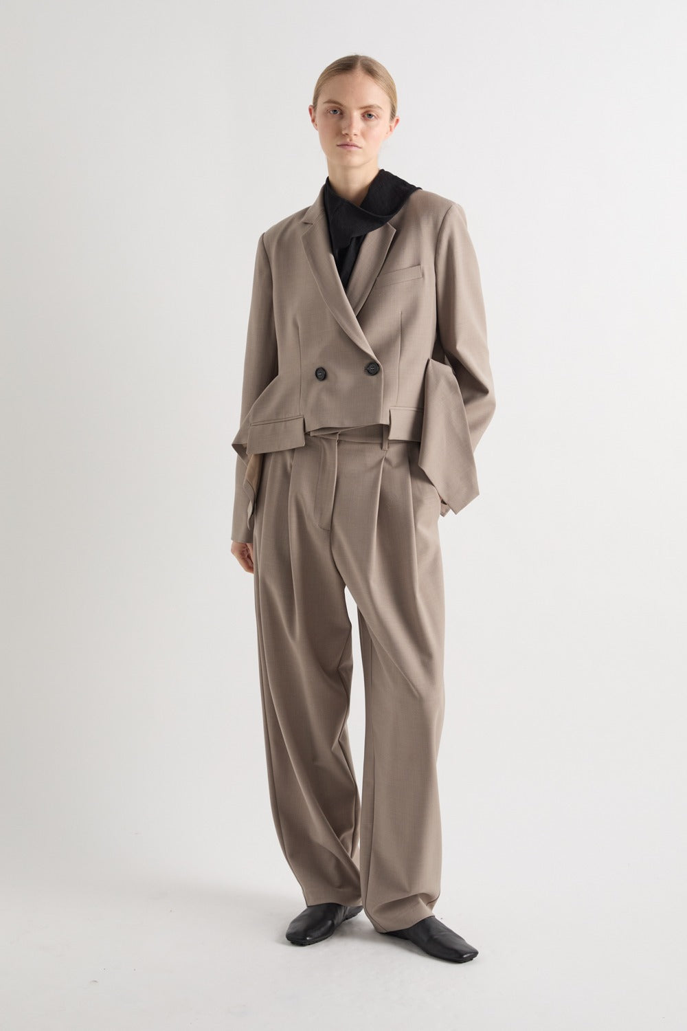 MEIMEI J - PANTALONE CON DOPPIA PINCE