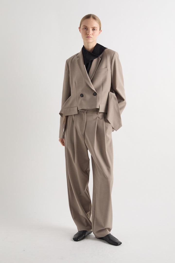MEIMEI J - PANTALONE CON DOPPIA PINCE
