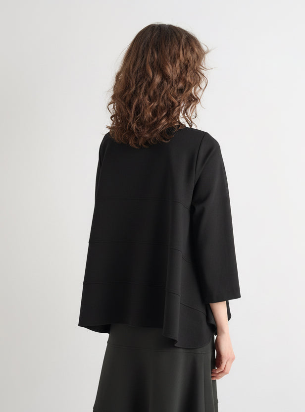 MEIMEI J - BLUSA IN TESSUTO STRUTTURATO CON CUCITURE A RILIEVO