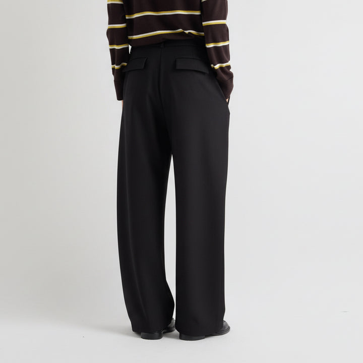 MEIMEI J - PANTALONE WIDE LEG CON PINCE