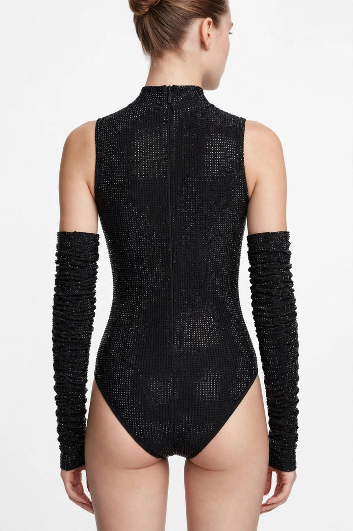TRAVA BODY NERO CON GUANTI