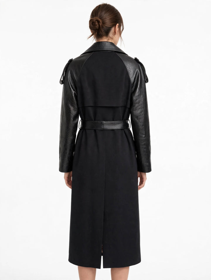 VICTORIA RIVERA - TRENCH IN VERA PELLE