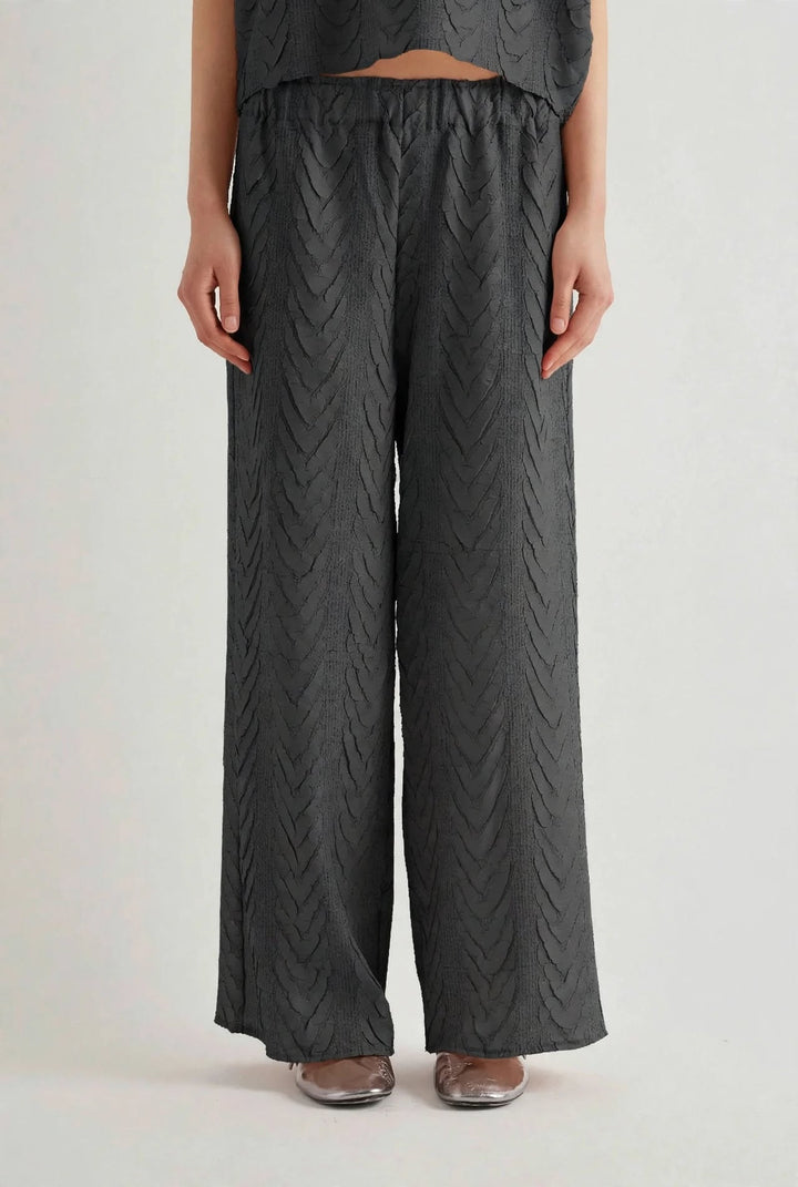 MEIMEI J - PANTALONE DRITTO PLISSETTATO-DISPONIBILE BLU NOTTE