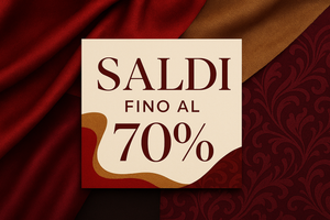 un'immagine per una sezione dedicata ai saldi fino al 70%